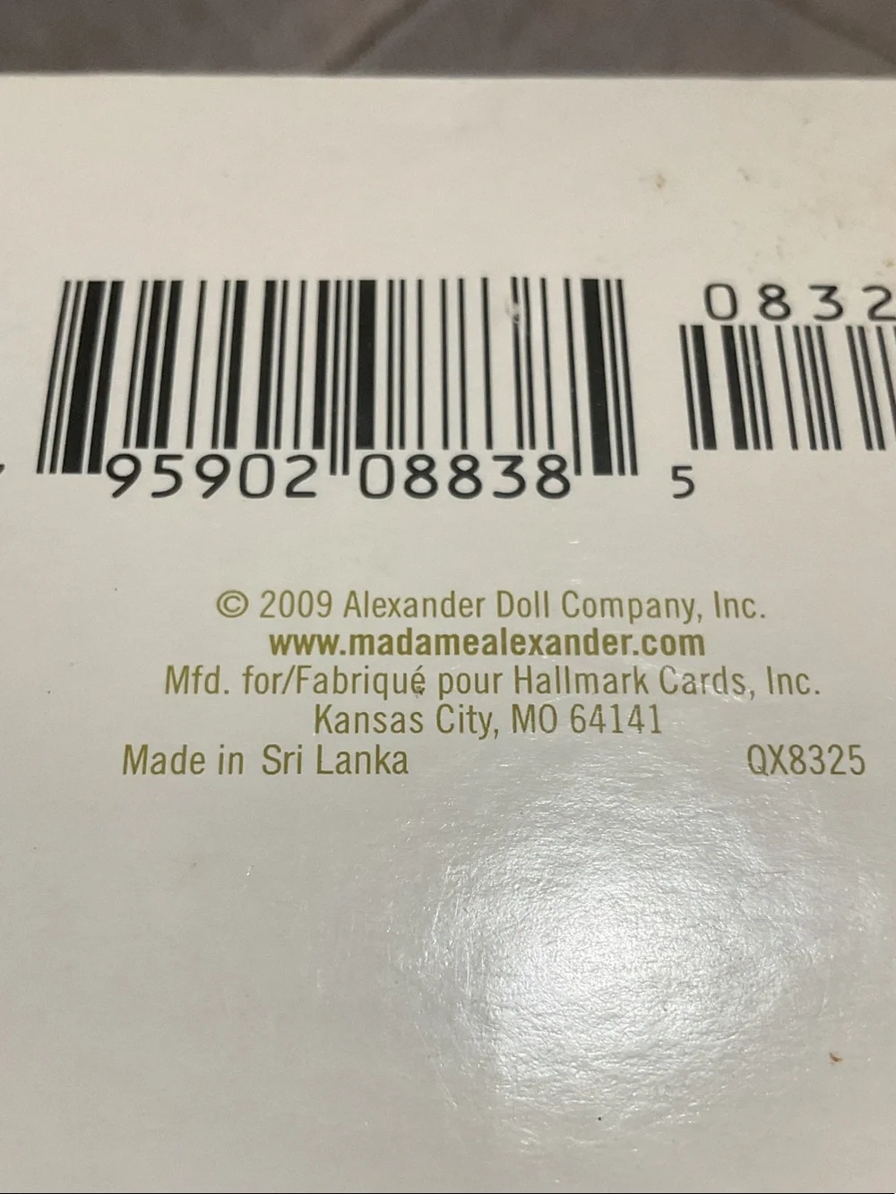 Hallmark ornament featuring